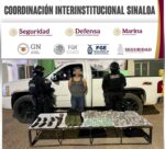 Grupo Interinstitucional detiene a un civil en Rosario; le aseguraron un fusil, cargadores, cartuchos, un chaleco, dosis de droga y un vehículo con reporte de robo