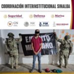 En Culiacán, el Grupo Interinstitucional detuvo a un civil como presunto responsable de un asalto; se aseguró una réplica de arma de fuego