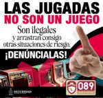 Llamado a denunciar establecimientos clandestinos conocidos como “jugadas” Llamado a denunciar establecimientos clandestinos conocidos como “jugadas”
