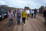 Supervisa Gobernadora Yeraldine construcción de carretera en Mocorito Supervisa Gobernadora Yeraldine construcción de carretera en Mocorito