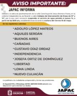 Por trabajos de pavimentación, habrá suspensión de servicio de agua: JAPAC Por trabajos de pavimentación, habrá suspensión de servicio de agua: JAPAC
