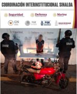 En Culiacán, el Grupo Interinstitucional detuvo a un civil y le aseguró drogas y una motocicleta; en otra acción, recuperó una motocicleta robada En Culiacán, el Grupo Interinstitucional detuvo a un civil y le aseguró drogas y una motocicleta; en otra acción, recuperó una motocicleta robada