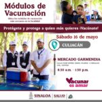 La Secretaría de Salud habilitará puntos de vacunación este sábado 16 de mayo en distintas localidades de Sinaloa, como parte de la estrategia de la Semana Nacional de Vacunación 2026. La Secretaría de Salud habilitará puntos de vacunación este sábado 16 de mayo en distintas localidades de Sinaloa, como parte de la estrategia de la Semana Nacional de Vacunación 2026.