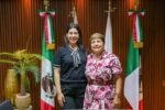 Ana Chiquete y la alcaldesa Cecilia Ramírez fortalecen acciones por una vida libre de violencia para las mujeres en Guasave Ana Chiquete y la alcaldesa Cecilia Ramírez fortalecen acciones por una vida libre de violencia para las mujeres en Guasave