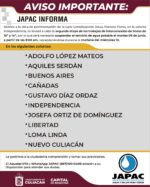 AVISO: Por pavimentación de calle, JAPAC anuncia suspensión de servicio AVISO: Por pavimentación de calle, JAPAC anuncia suspensión de servicio