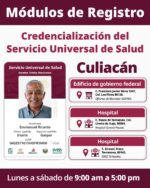 En Sinaloa sigue el registro a adultos mayores y personas con discapacidad al Servicio Universal de Salud En Sinaloa sigue el registro a adultos mayores y personas con discapacidad al Servicio Universal de Salud