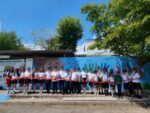 Niñas y niños inauguran mural por la paz en la primaria Recursos Hidráulicos Niñas y niños inauguran mural por la paz en la primaria Recursos Hidráulicos