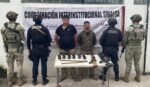 Acciones de inteligencia y coordinación interinstitucional permiten la detención de seis personas y el aseguramiento de armamento en Escuinapa Acciones de inteligencia y coordinación interinstitucional permiten la detención de seis personas y el aseguramiento de armamento en Escuinapa