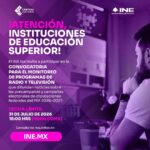 INE lanza convocatoria para monitoreo noticioso durante el proceso electoral 2026 – 2027 INE lanza convocatoria para monitoreo noticioso durante el proceso electoral 2026 – 2027
