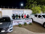 En Culiacán, el Grupo Interinstitucional detuvo a cuatro civiles armados; se les aseguraron fusiles, más de 1,600 cartuchos y ponchallantas En Culiacán, el Grupo Interinstitucional detuvo a cuatro civiles armados; se les aseguraron fusiles, más de 1,600 cartuchos y ponchallantas