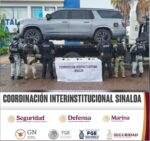 Grupo Interinstitucional asegura camioneta con blindaje artesanal y municiones en Culiacán Grupo Interinstitucional asegura camioneta con blindaje artesanal y municiones en Culiacán