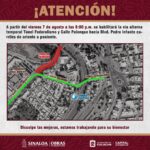 Será a partir del viernes 7 el cierre total temporal del bulevar Pedro Infante frente al Congreso: secretario Raúl Montero Será a partir del viernes 7 el cierre total temporal del bulevar Pedro Infante frente al Congreso: secretario Raúl Montero