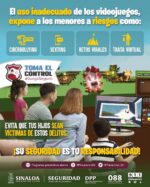 SSP Sinaloa llama a fortalecer la supervisión del uso de internet y plataformas digitales entre niñas, niños y adolescentes SSP Sinaloa llama a fortalecer la supervisión del uso de internet y plataformas digitales entre niñas, niños y adolescentes