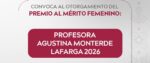 Gobierno Municipal de Mazatlán convoca al Premio al Mérito Femenino Agustina Monterde Lafarga 2026 Gobierno Municipal de Mazatlán convoca al Premio al Mérito Femenino Agustina Monterde Lafarga 2026