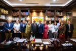 Recibe el gobernador Rocha Moya a magistradas y magistrados del Supremo Tribunal de Justicia Recibe el gobernador Rocha Moya a magistradas y magistrados del Supremo Tribunal de Justicia
