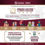 11 de septiembre cierra la convocatoria al Premio Coltzin al Mérito Ciudadano 2026 11 de septiembre cierra la convocatoria al Premio Coltzin al Mérito Ciudadano 2026