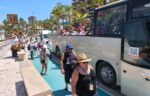 Visitantes internacionales disfrutan los atractivos turísticos de Mazatlán Visitantes internacionales disfrutan los atractivos turísticos de Mazatlán