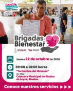 Invita DIF Sinaloa a las Brigadas del Bienestar en Sinaloa de Leyva Invita DIF Sinaloa a las Brigadas del Bienestar en Sinaloa de Leyva