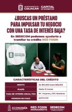 Ofrece SEDECOM microfinanciamientos de hasta 25 mil pesos para impulsar negocios con Red Fosin Ofrece SEDECOM microfinanciamientos de hasta 25 mil pesos para impulsar negocios con Red Fosin