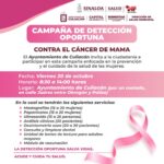 Invitan a participar en la campaña de detección oportuna del cáncer de mama Invitan a participar en la campaña de detección oportuna del cáncer de mama
